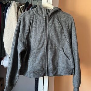 Lululemon cropped scuba full zip! Size M/L